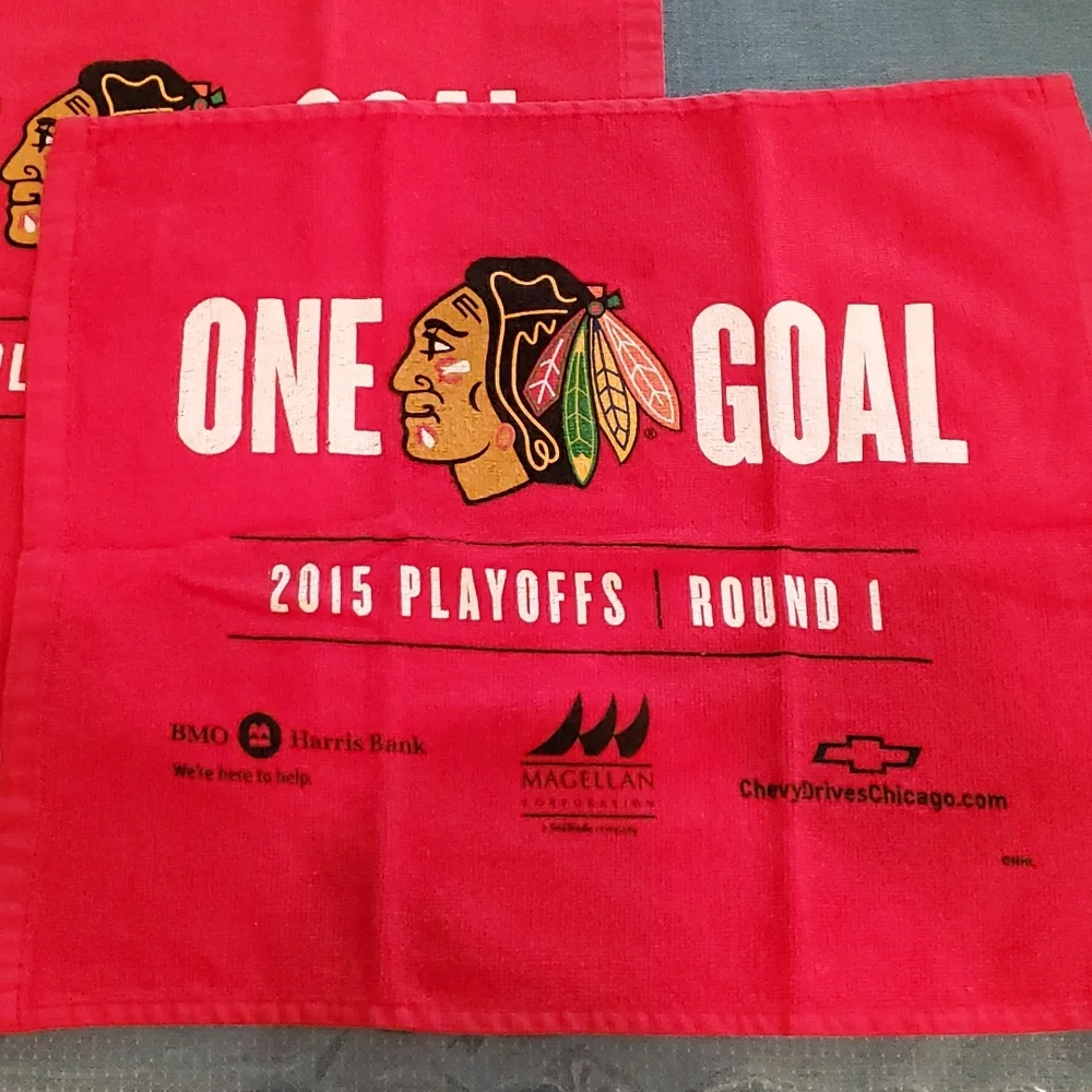 Chicago Blackhawks 2015 Playoffs Round 1 Rally towels set of 2